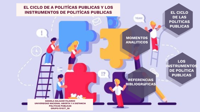 El Ciclo de las Politicas Publicas y Los Instrumentos de las politicas