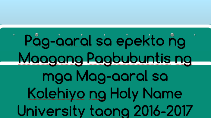 pananaliksik ukol sa maagang pagbubuntis ng mga kabataan