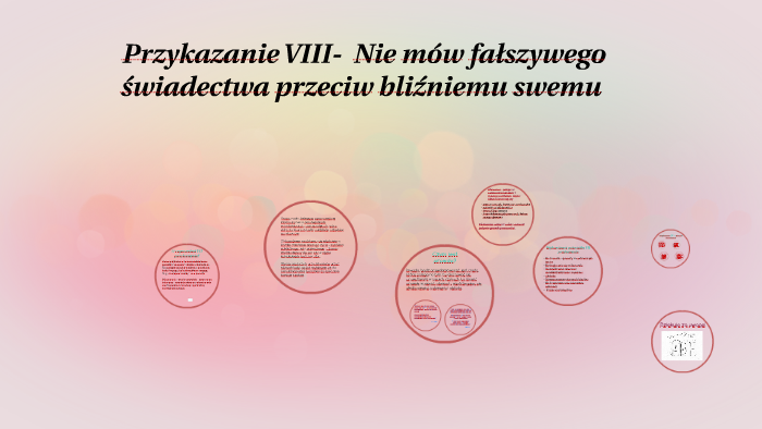Nie mów fałszywego świadectwa przeciw bliźniemu swemu by smile just on