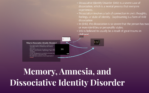 Memory, Amnesia, and Dissociative Identity Disorder by Tiara Starks