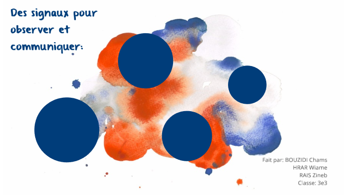 Page De Garde Des Signaux Pour Observer Et Communiquer Des signaux pour observer et communiquer: by SHANSHAN BZI on Prezi