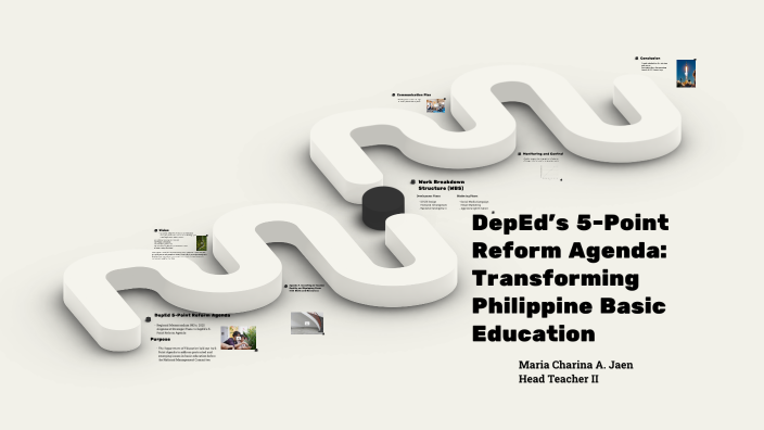 DepEd's 5-Point Reform Agenda by Maria Charina Alcalde Jaen on Prezi
