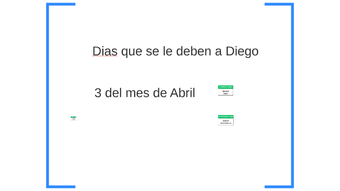 Dias que se le deben a Diego by German Sep on Prezi