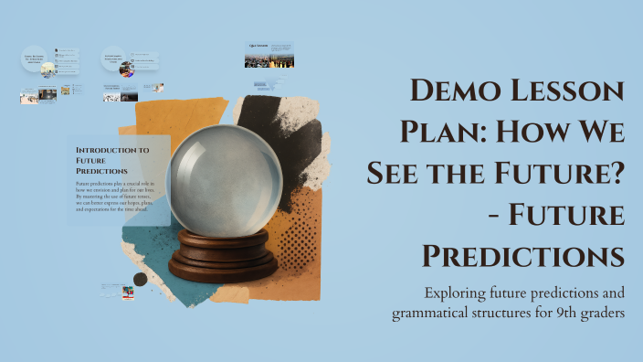 Demo Lesson Plan: How We See the Future? - Future Predictions by Nurgül ...