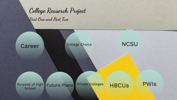 research project college