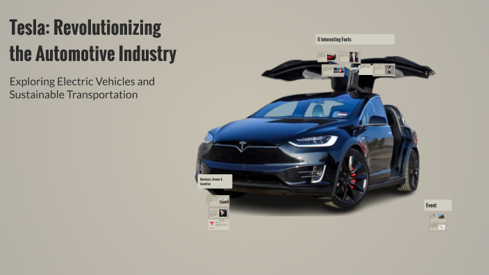 Tesla: Revolutionizing the Automotive Industry by Kohil Cholleti on Prezi