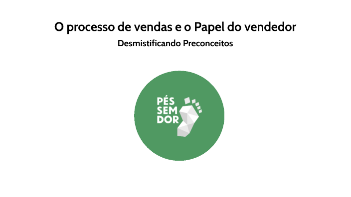 O processo de vendas e o Papel do vendedor by Maria Rita Toth on Prezi