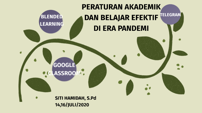 Peraturan Akademik dan Belajar Efektif di Era Pandemi by  