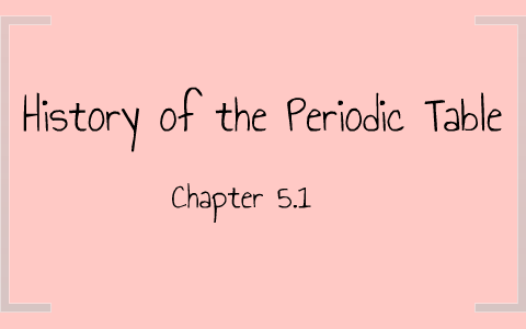 History of the Periodic Table by Emily Johnson on Prezi