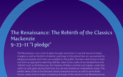 Renaissance Art by Mackenzie Brady on Prezi