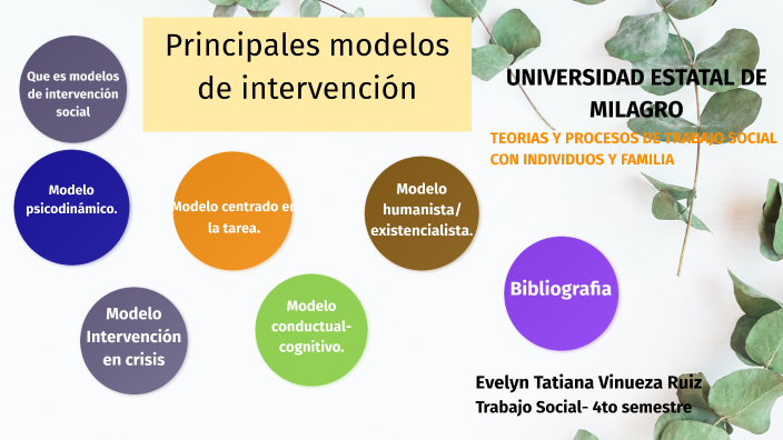 Empírico Ubicación reforma Principales modelos de intervención by EVELYN TATIANA VINUEZA RUIZ on Prezi  Next