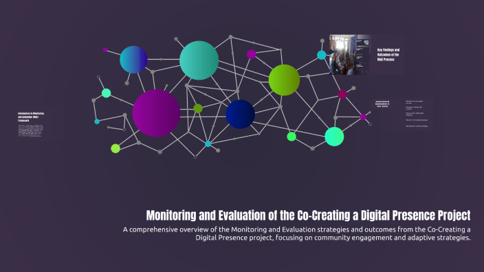 Monitoring and Evaluation of the Co-Creating a Digital Presence Project ...
