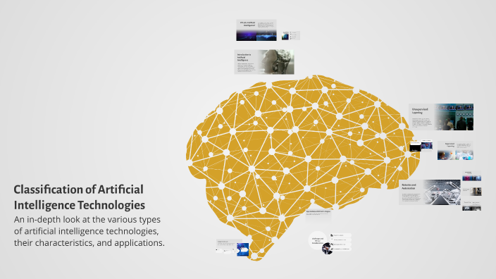 Classification of Artificial Intelligence Technologies by Dr. R. Anil ...