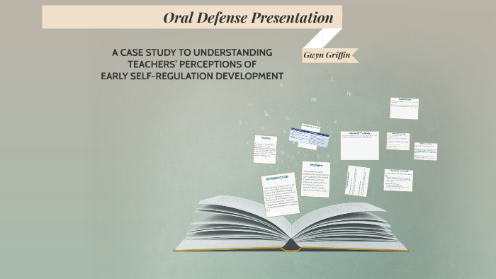 what is oral defense presentation