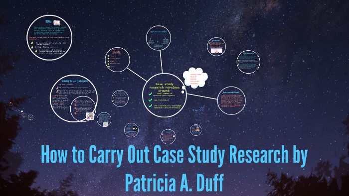 how to carry out case study research