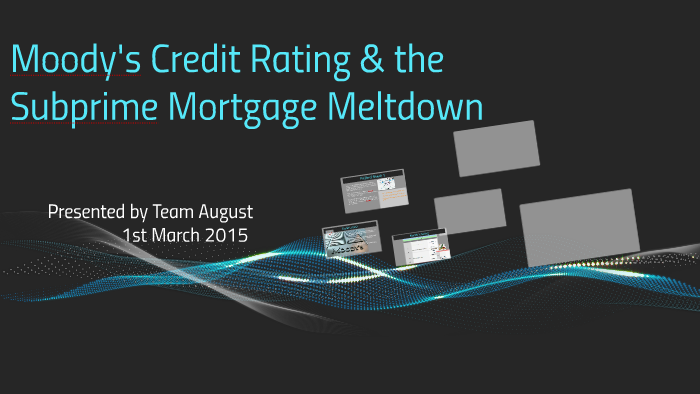 Moody's Credit Rating by LIU SHU