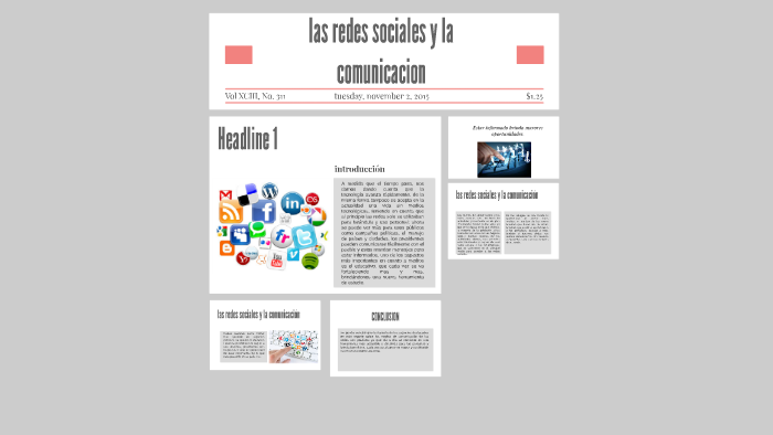las redes sociales y la comunicacion by Laura Velasquez on Prezi