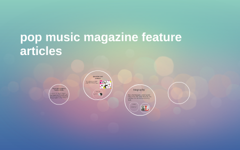 research articles on pop music