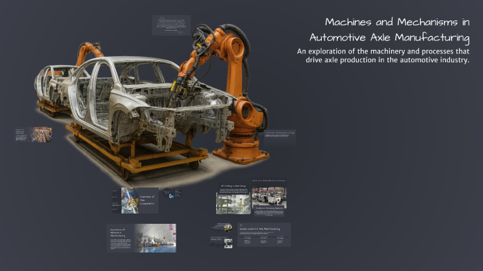 Axle Machine Process Machines and Mechanisms in Automotive Axle Manufacturing by Prince ...