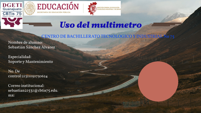 uso del multimetro by SEBASTIAN SANCHEZ ALVAREZ