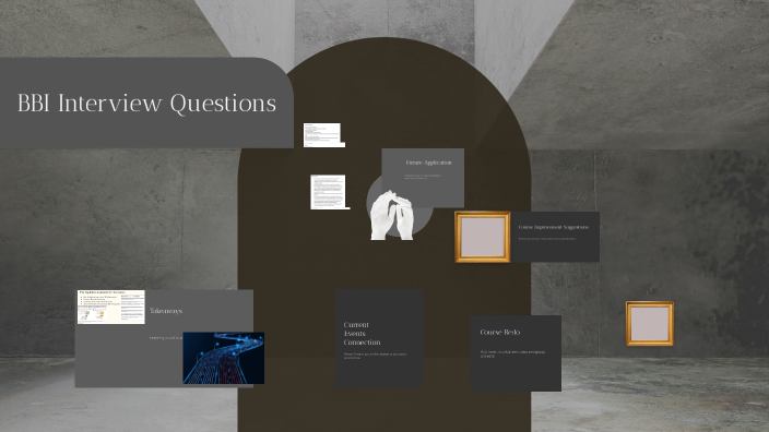 BBI Interview Interview Questions by SB - 09PR 960008 North Park SS on ...