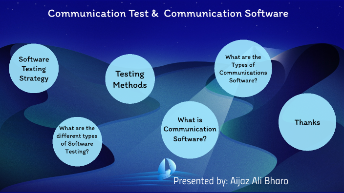communication test design
