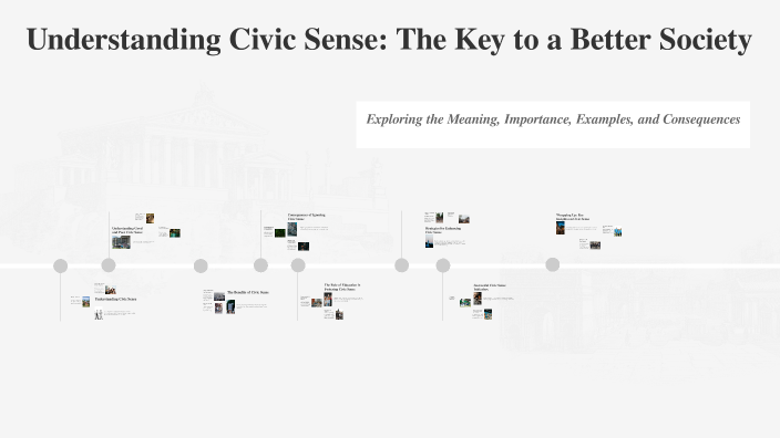 Understanding Civic Sense: The Key to a Better Society by Ravi BP on Prezi