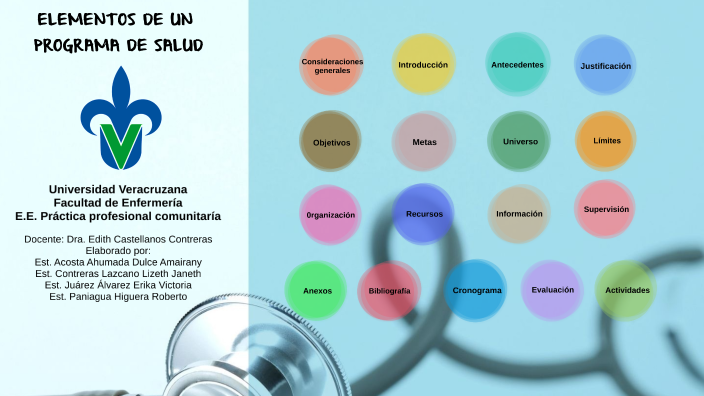 Elementos de un programa de salud by Lizeth Janeth Contreras Lazcano on
