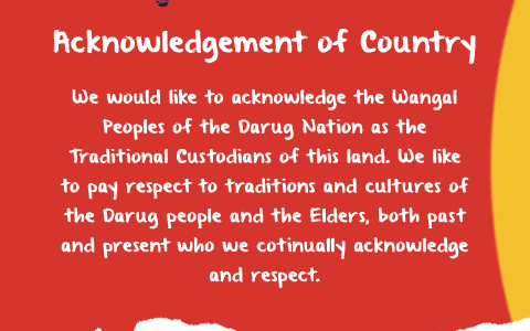 Acknowledgement of country penrith