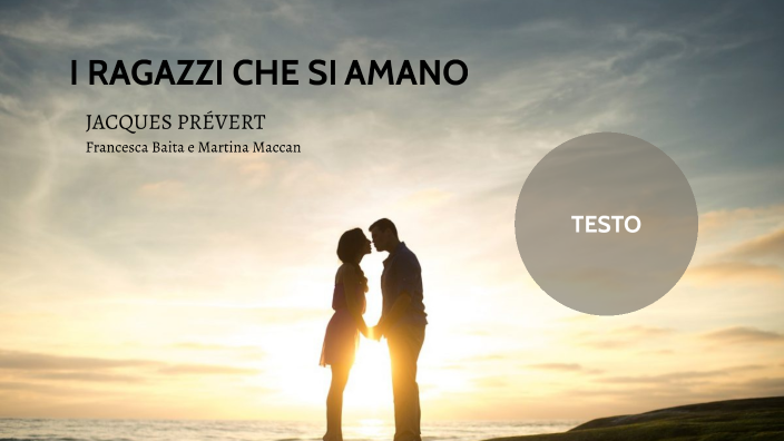 I Ragazzi Che Si Amano Analisi