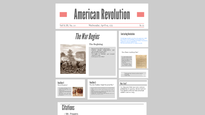 American Revolution by Taylor Faulkenberg on Prezi