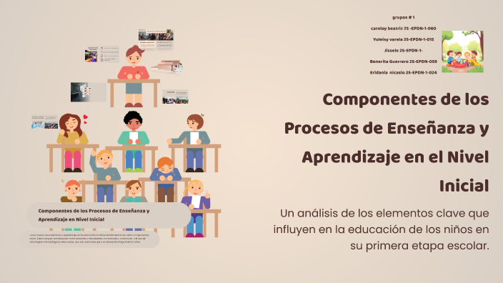 Componentes de los Procesos de Enseñanza y Aprendizaje en el Nivel ...