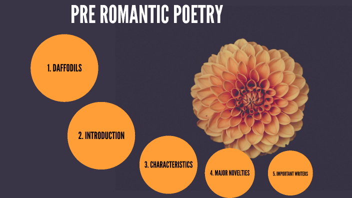 write a short essay on pre romantic poetry