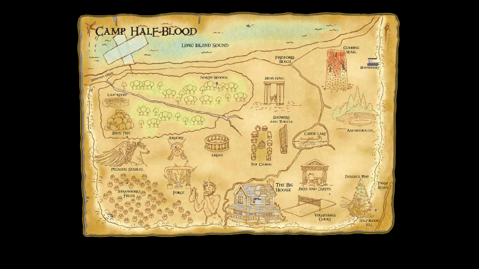 Camp halfblood map  Camp half blood map, Camp half blood, Percy jackson
