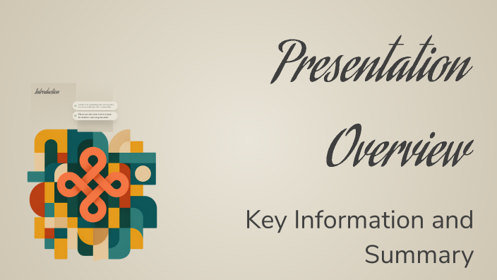Presentation Overview by Shimaa Mohamed on Prezi