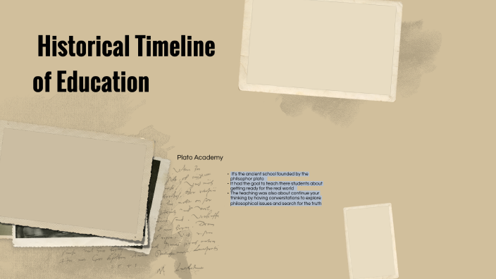 Historical Timeline of Education by Olivia Bergman on Prezi