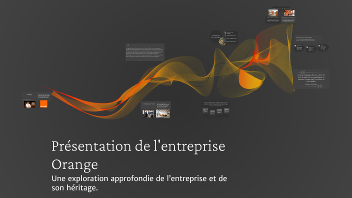 Présentation de l'entreprise Orange by Hamza BOULGOUTE on Prezi