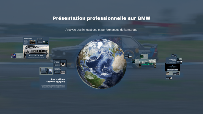 Présentation professionnelle sur BMW by Sam AZ on Prezi