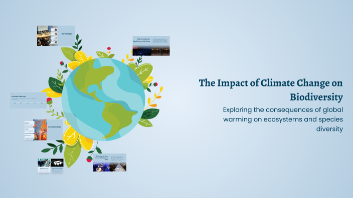 The Impact of Climate Change on Biodiversity by spider s on Prezi