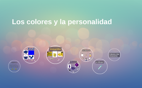 Los colores y la personalidad by Hannah Lane