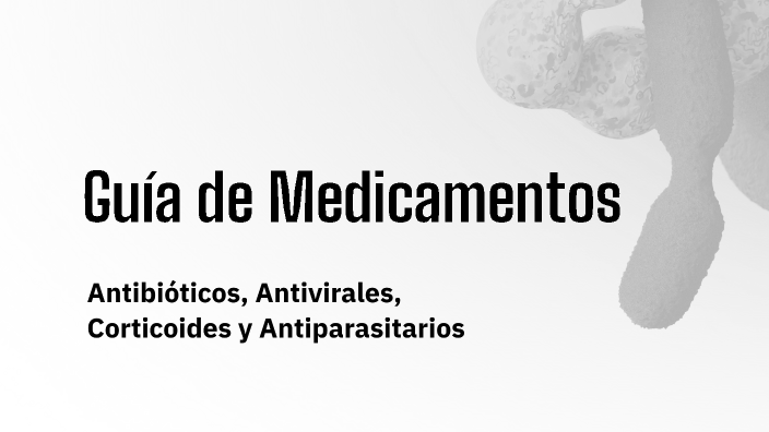 Medicamentos en el Tratamiento de Enfermedades Infecciosas by yoni ...