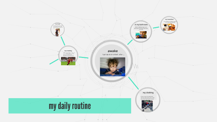 my daily routine by on Prezi