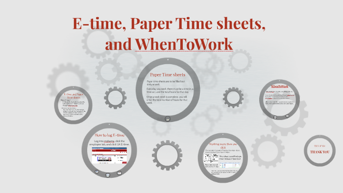 E-time, Paper Timesheets, and WhenToWork by Rolonda Jackson on Prezi