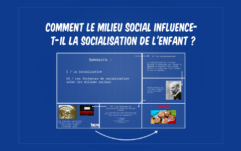 Comment Le Milieu Social Influence-t-il La Socialisation De By ...