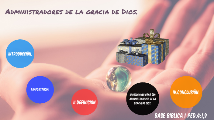 Buenos Administradores De La Gracia De Dios Explicacion