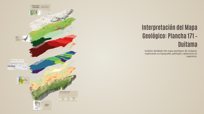 171 Mapa Interpretación del Mapa Geológico: Plancha 171 – Duitama by ...