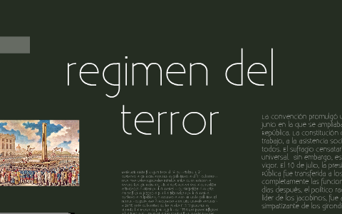 Regimen Del Terror by oskar gonzalez