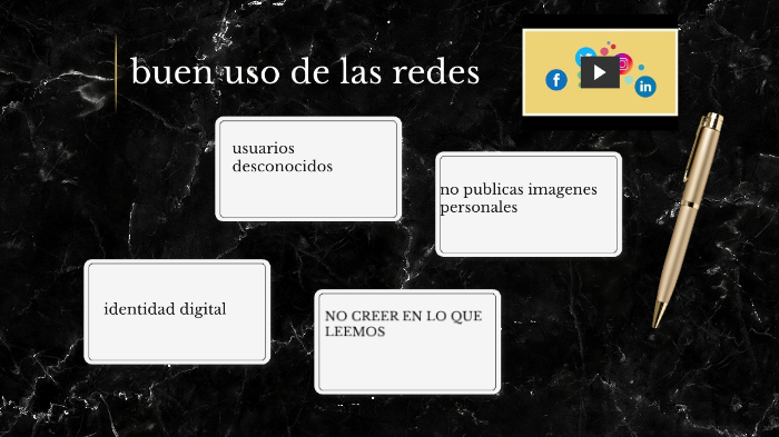 buen uso de las redes sociales by gabriela otero vega on Prezi
