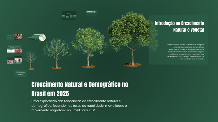 Crescimento Natural e Demográfico no Brasil em 2025 by Geane Costa on Prezi