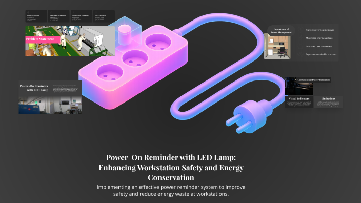 Led Reminder Power-On Reminder with LED Lamp: Enhancing Workstation Safety and ...